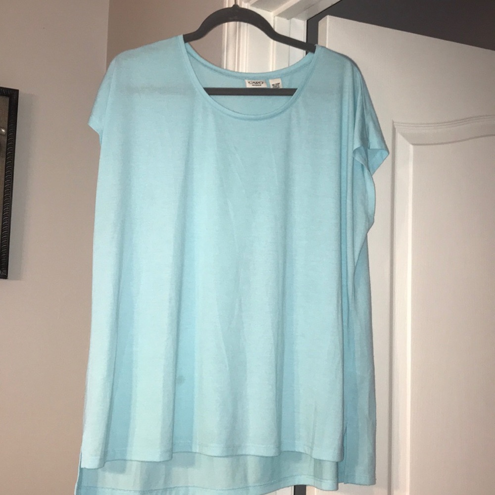 Light Blue Hi-Low T-Shirt